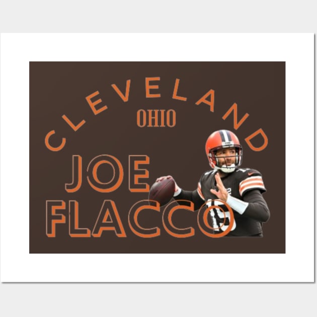 JOE FLACCO CLEVELAND Wall Art by Alexander S.